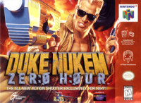 Duke Nukem Zero Hour PAL Nintendo 64 PAL box art